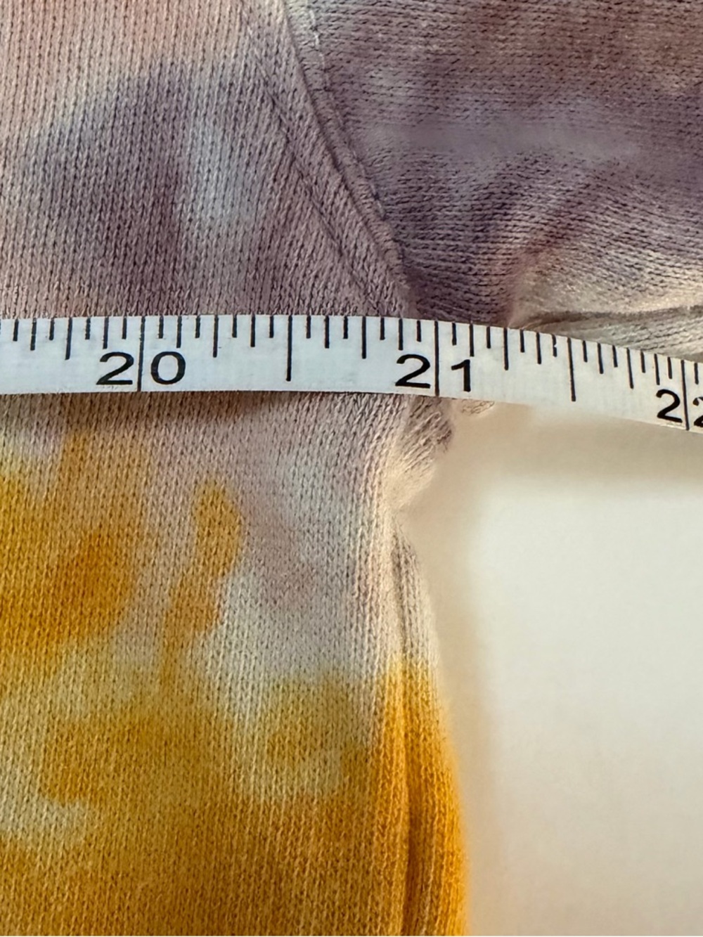 Vans Womens Medium Cropped Fleece Grunge Wash Tie Dye Purple/Pink Sweatshirt - Picture 7 of 10